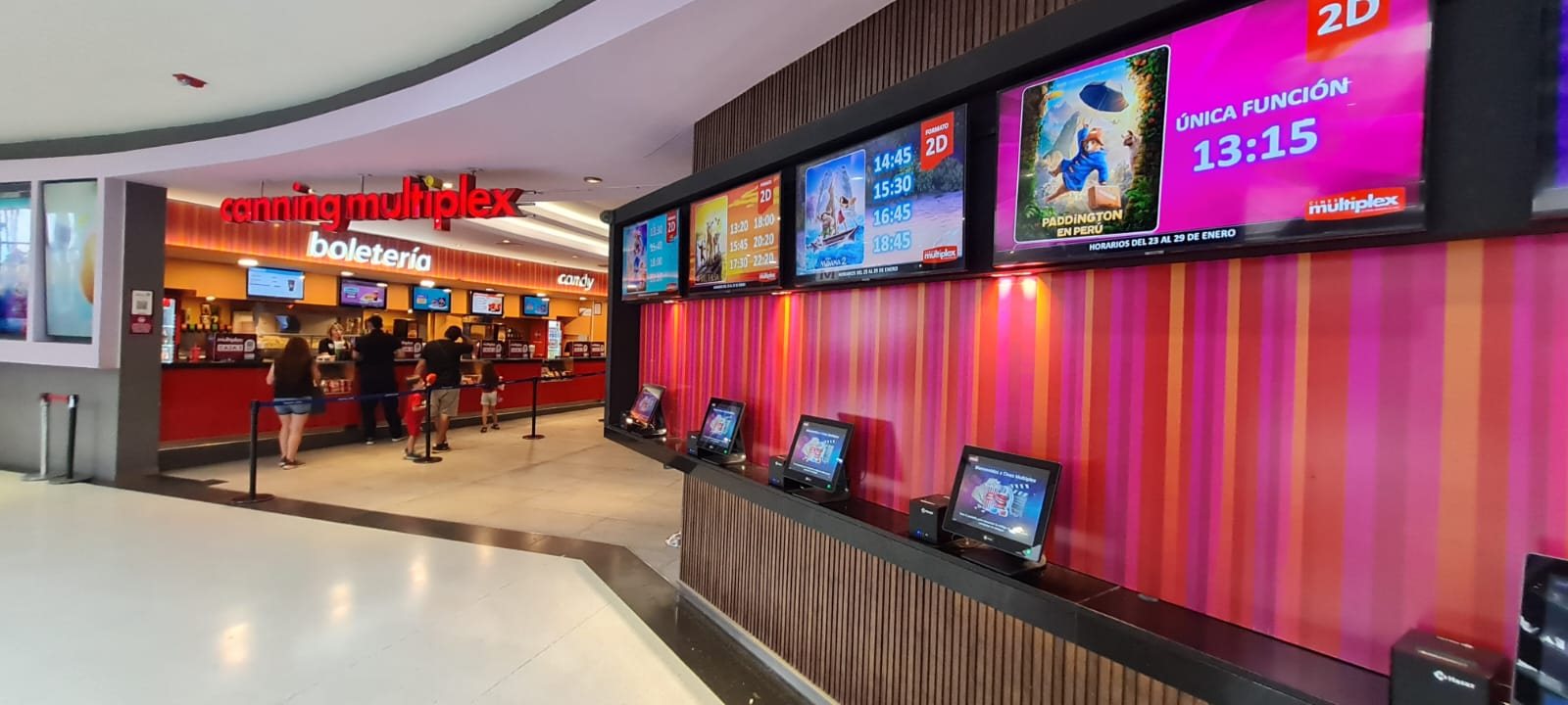 Boletería de Multiplex Canning