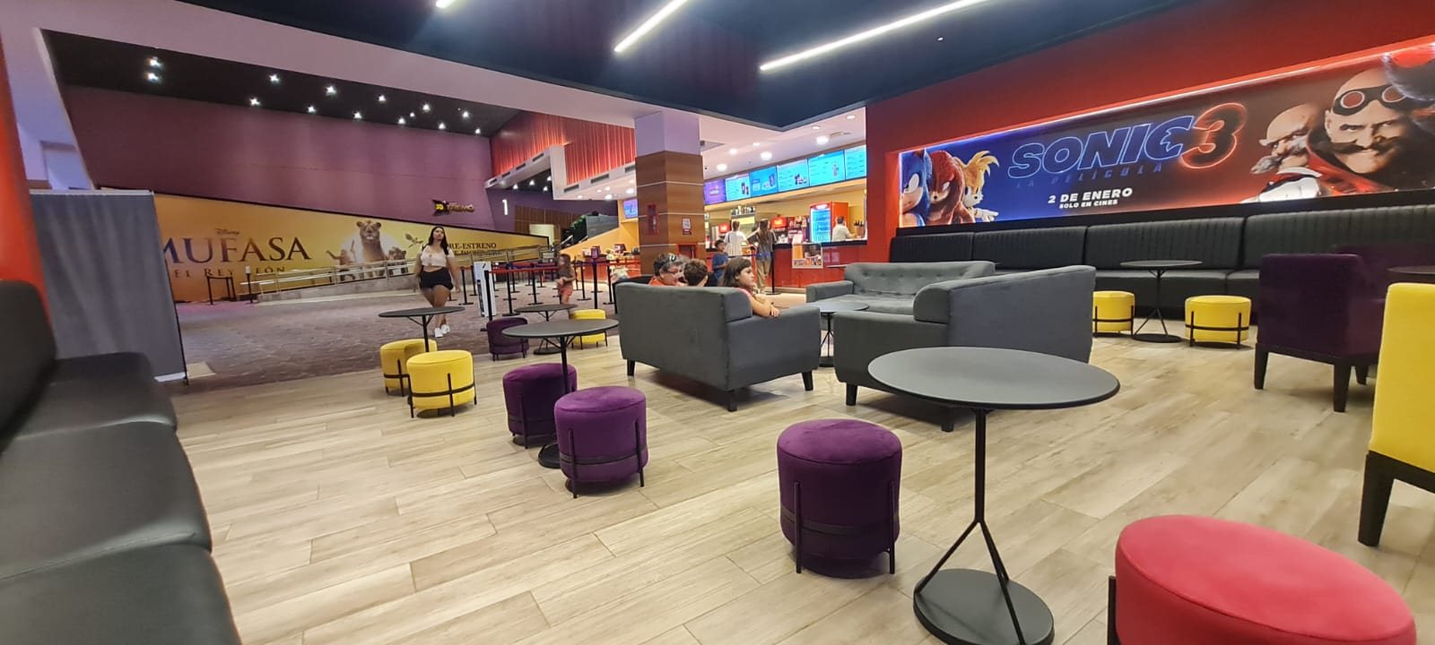 Acceso a las salas de Multiplex Pilar
