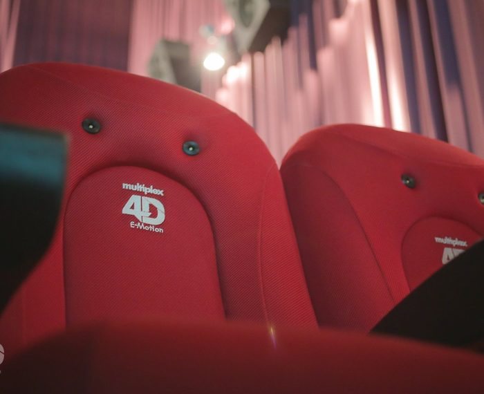 Butacas de la sala 4D E-Motion de Multiplex
