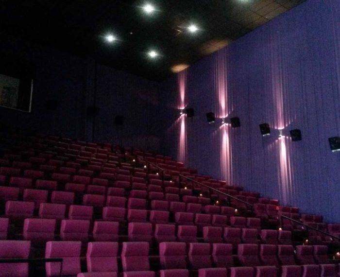 Butacas e interior de la sala X-tremo de Multiplex